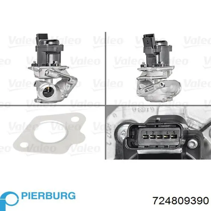 Клапан EGR Pierburg 724809390 ціна, від 93.65 USD