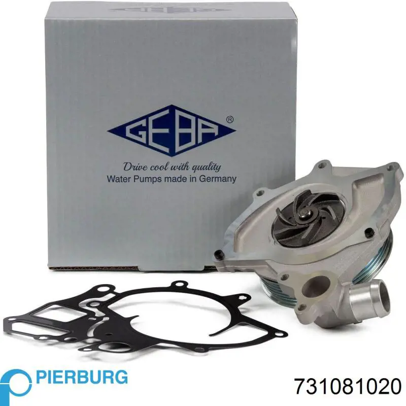 Помпа охолодження Pierburg 731081020 ціна, від 146.96 USD