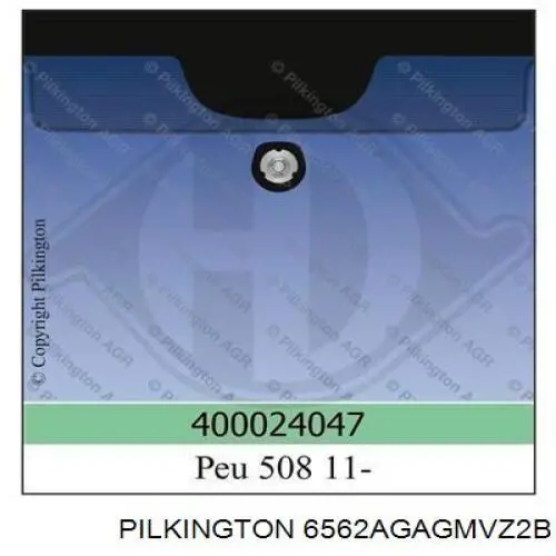 Купити 6562AGAGMVZ2B Pilkington Вікно вітрове
