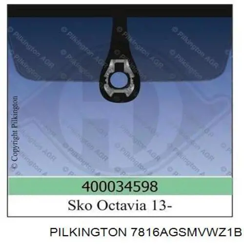 Купити GS6415D12P Pilkington Вікно вітрове