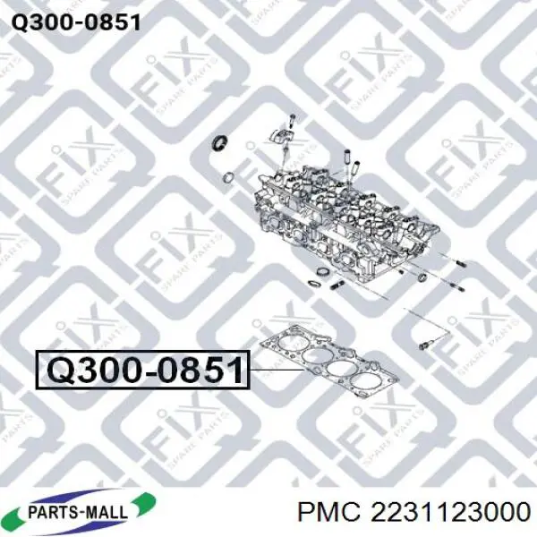 Купити 2231123000 Parts-Mall Прокладка ГБЦ