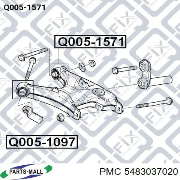 Купити 5483037020 Parts-Mall Тяжка стабілізатора переднього