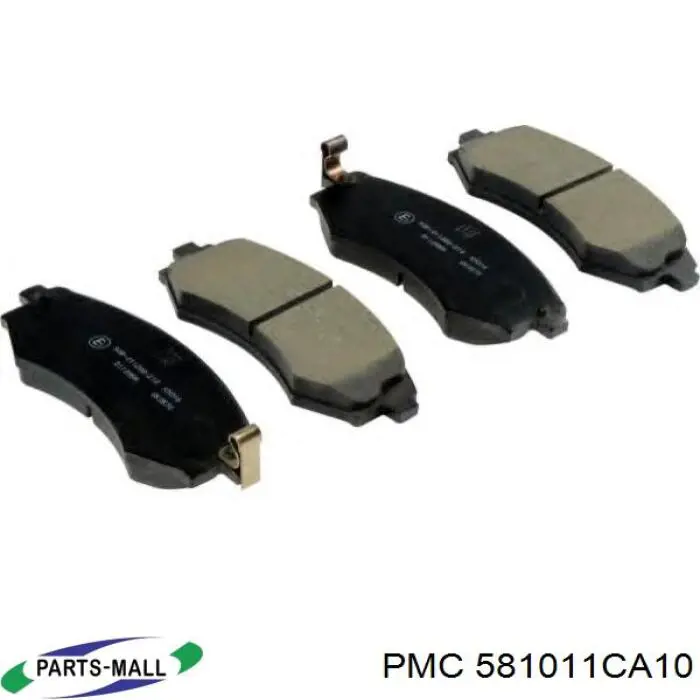 Передні тормозні колодки 581011CA10 Parts-Mall
