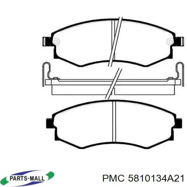 Гальмівні колодки Nissan/Infiniti 4106078J91 ціна, від 14.19 USD