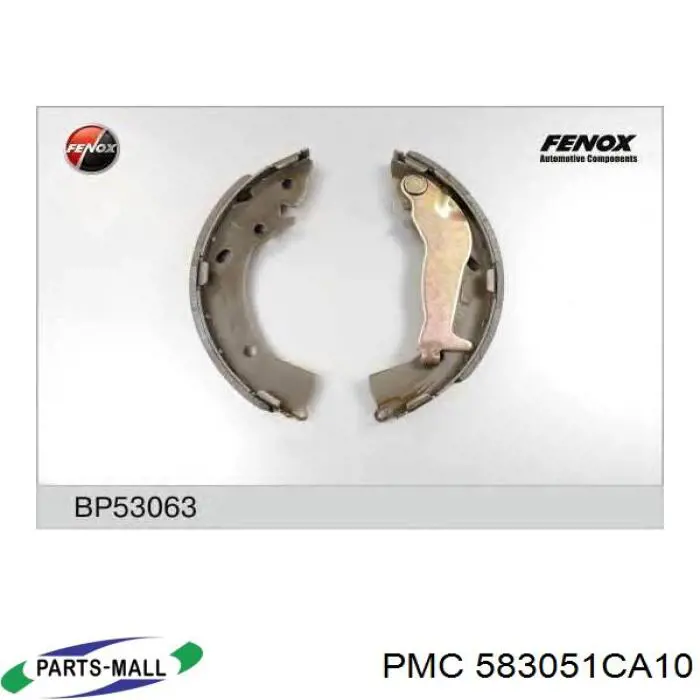 Колодки гальмові задні, барабанні Parts-Mall 583051CA10 ціна, від 19.12 USD