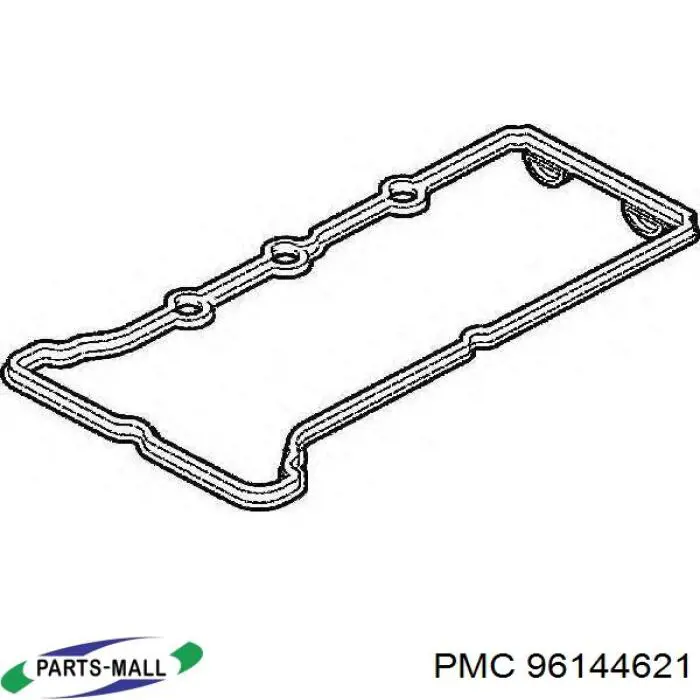 P1DC001 Parts-Mall прокладка клапанної кришки двигуна, задній сегмент