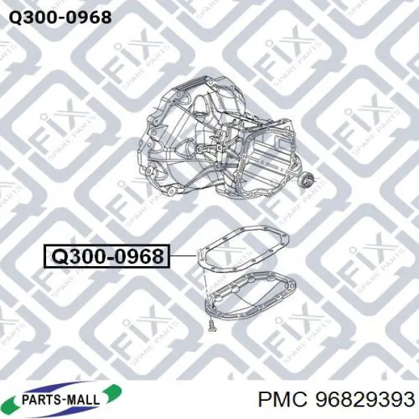 Прокладка піддону АКПП Parts-Mall 96829393 ціна, від 1.47 USD