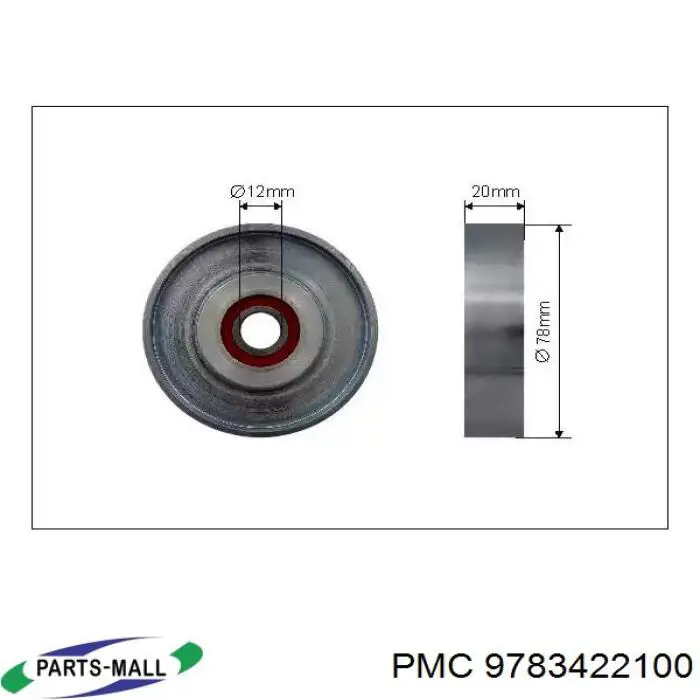 Натяжний ролик 9783422100 Parts-Mall
