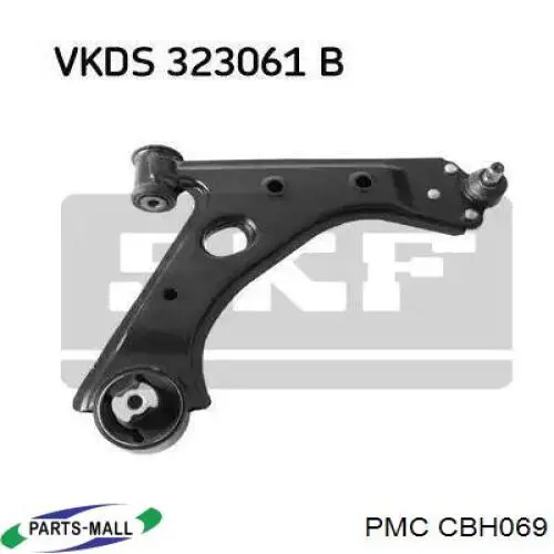 Сайлентблок нижнього важеля передньої підвіски Parts-Mall CBH069 ціна, від 5.34 USD