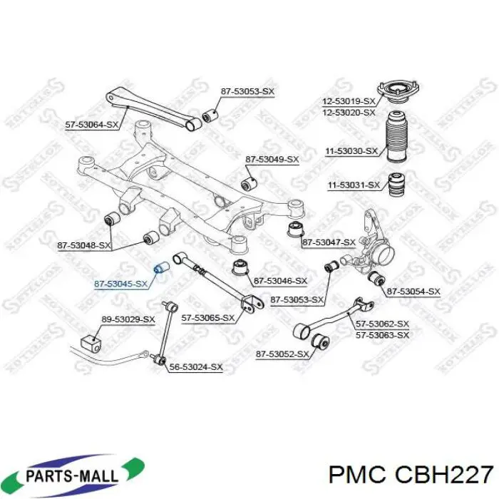 DCC010392 Mando Сайлентблок задньої підвіски