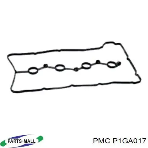 Прокладка клапанної кришки двигуна, комплект Parts-Mall P1GA017 ціна, від 5.06 USD