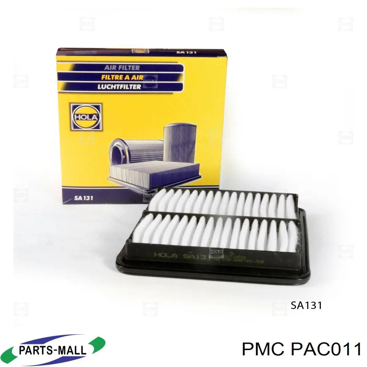 PAC011 Parts-Mall фільтр повітряний