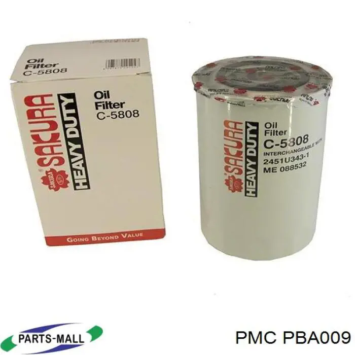 Масляний фільтр двигуна Parts-Mall PBA009 ціна, від 7.41 USD