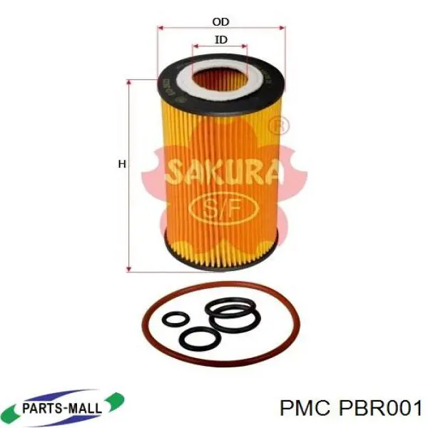 Масляний фільтр двигуна Rider RD1430WL7240 ціна, від 5.51 USD