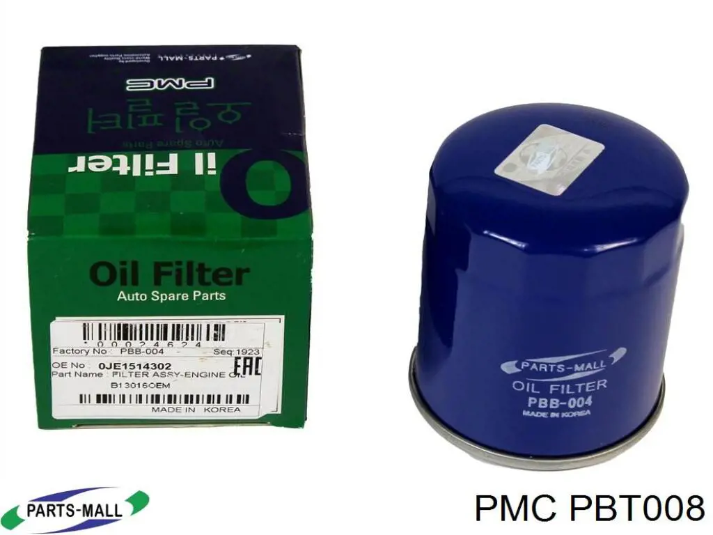 PBT008 Parts-Mall фільтр масляний
