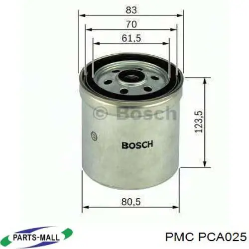 PCA025 Parts-Mall Фільтр палива