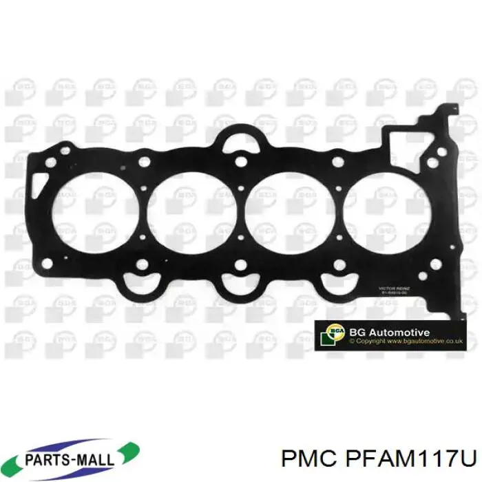 PFAM117U Parts-Mall комплект прокладок двигуна, верхній
