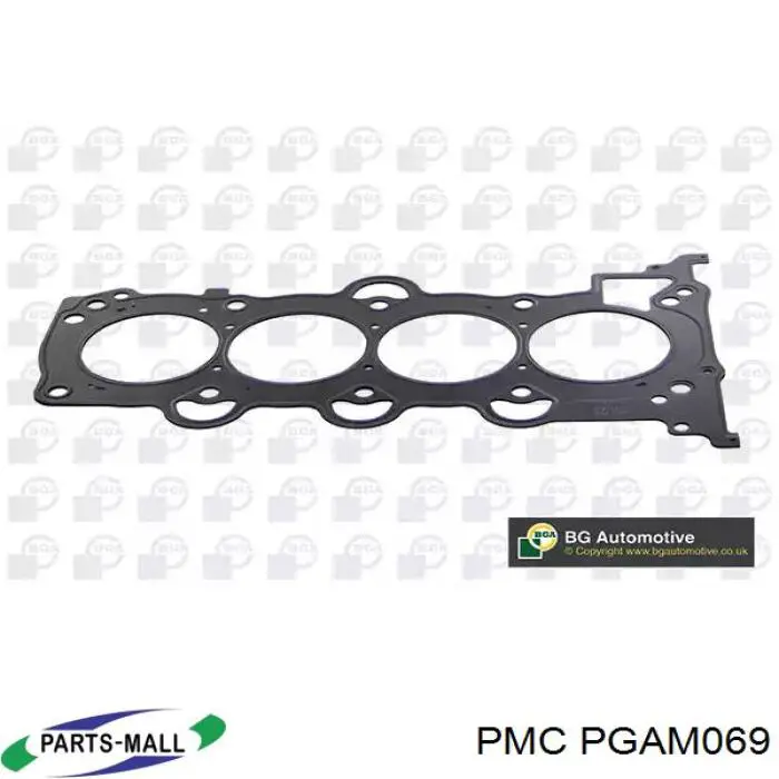 PGAM069 Parts-Mall прокладка головки блока циліндрів (гбц)