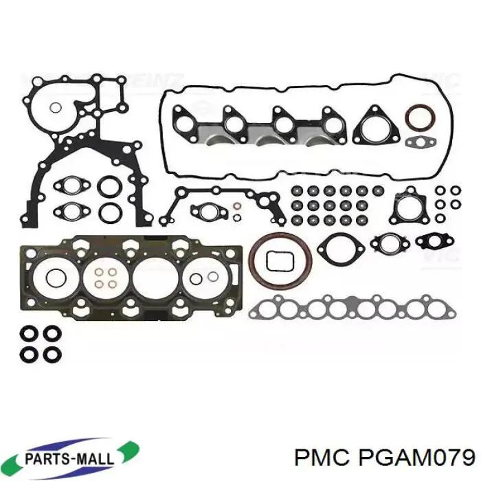PGAM079 Parts-Mall прокладка головки блока циліндрів (гбц)