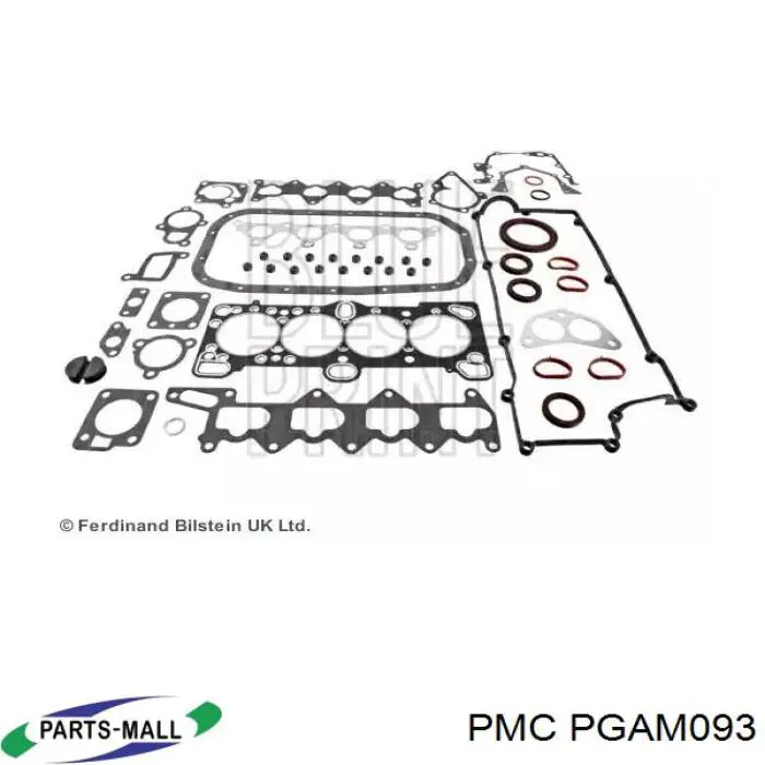 PGAM093 Parts-Mall прокладка головки блока циліндрів (гбц)