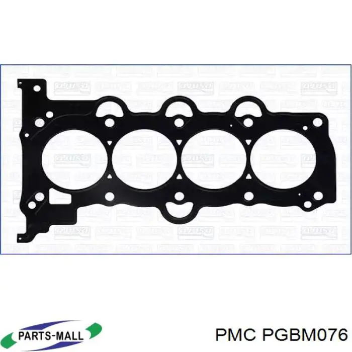 PGBM076 Parts-Mall прокладка головки блока циліндрів (гбц)