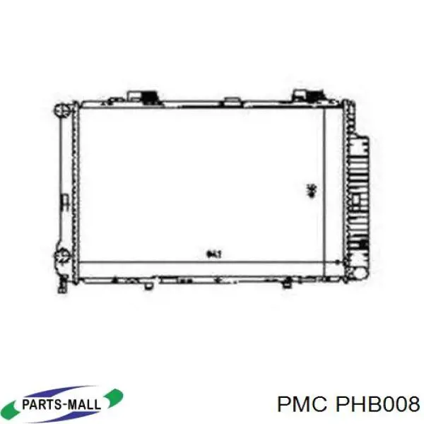 Водяний насос Parts-Mall PHB008