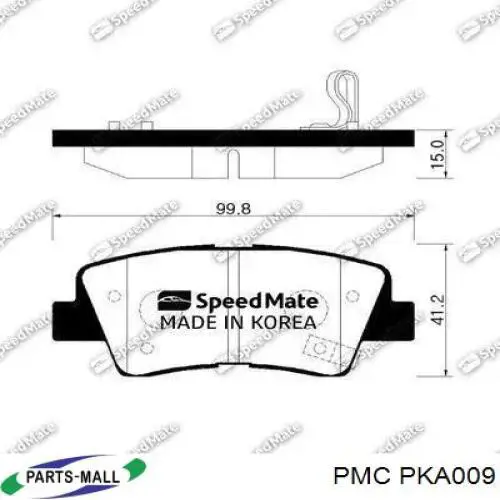 Купити 583021CA00 Hyundai/Kia Задні колодки