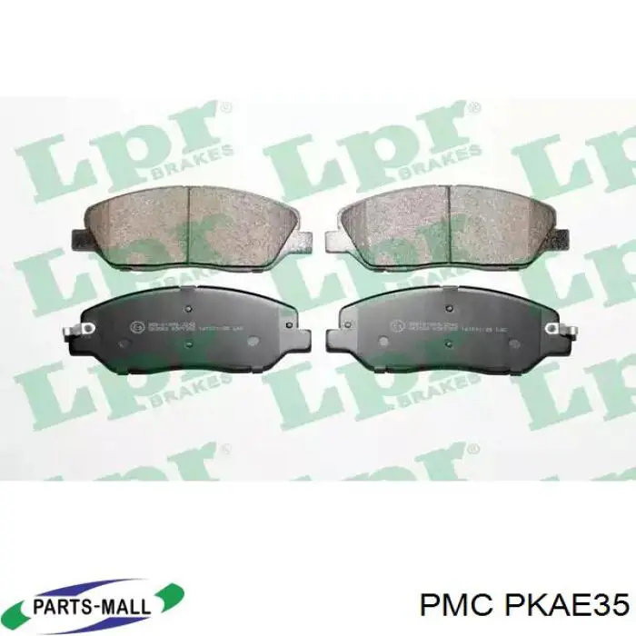 PKAE35 Parts-Mall Передні гальмівні колодки