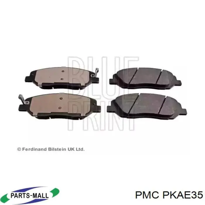 Гальмівні колодки Parts-Mall PKAE35 ціна, від 19.75 USD