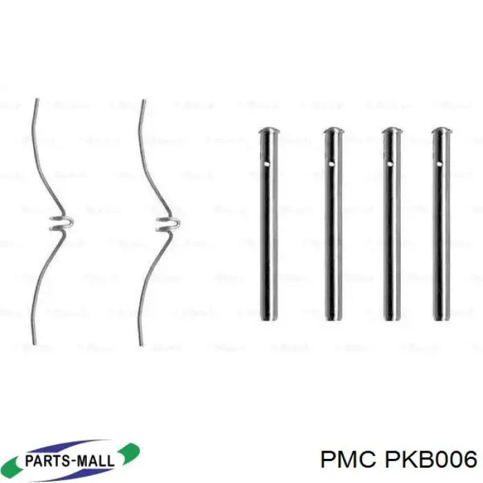 Передні тормозні колодки PKB006 Parts-Mall