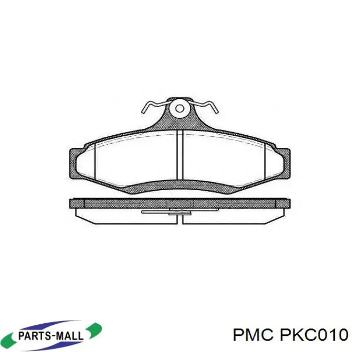 Задні гальмівні колодки Parts-Mall PKC010 ціна, від 12.29 USD
