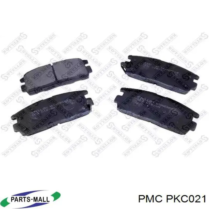 PKC021 Parts-Mall Колодки гальмівні задні, дискові