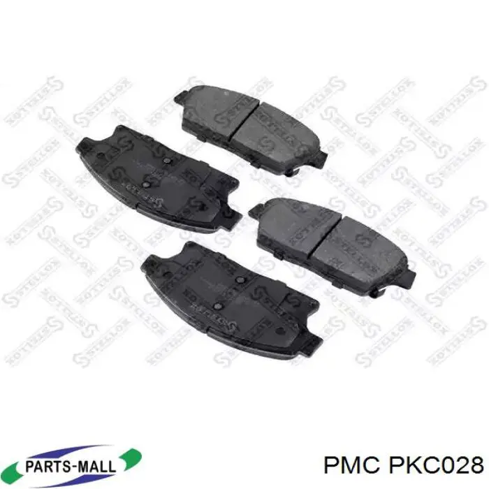 Колодки гальмівні передні, дискові PKC028 Parts-Mall