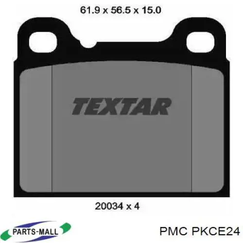 Задні гальмівні колодки Parts-Mall PKCE24 ціна, від 20.93 USD