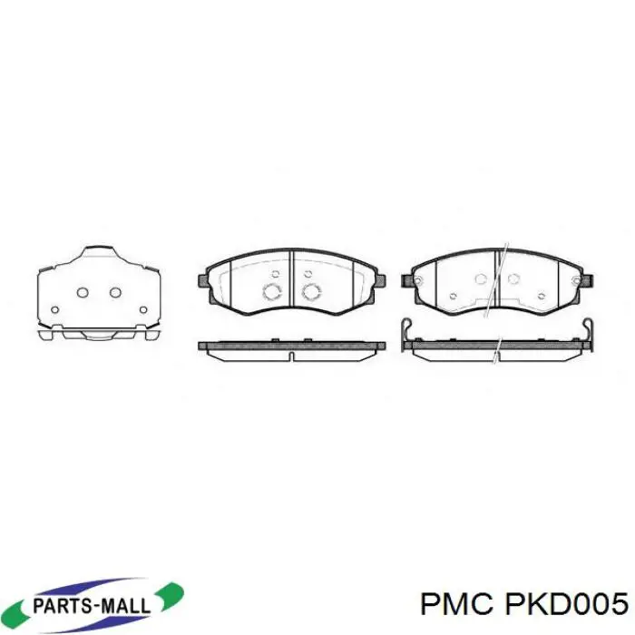 Колодки гальмівні передні, дискові 4813008151 Hyundai/Kia