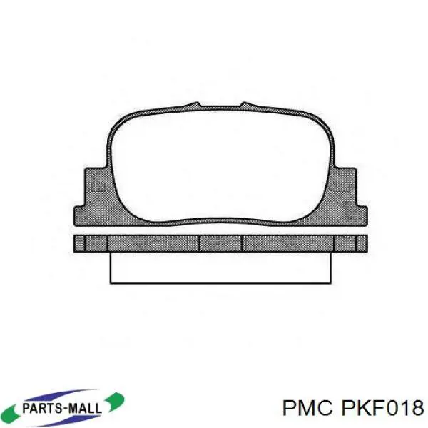 Купити PKF018 Parts-Mall Задні колодки