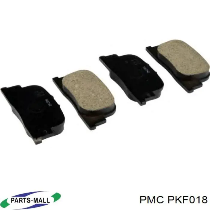 PKF018 Parts-Mall колодки гальмові задні, дискові