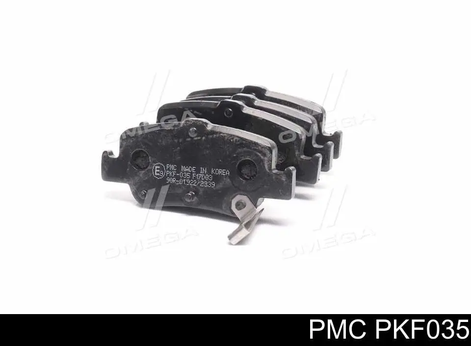 Задні гальмівні колодки PKF035 Parts-Mall
