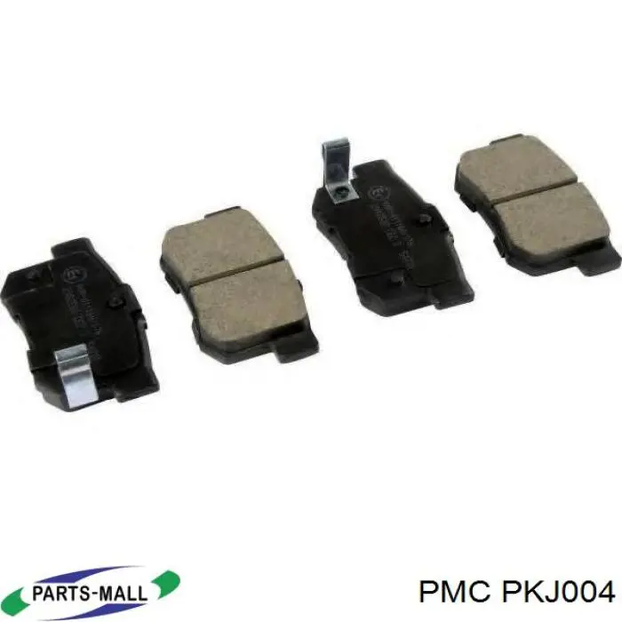 Задні гальмівні колодки PKJ004 Parts-Mall