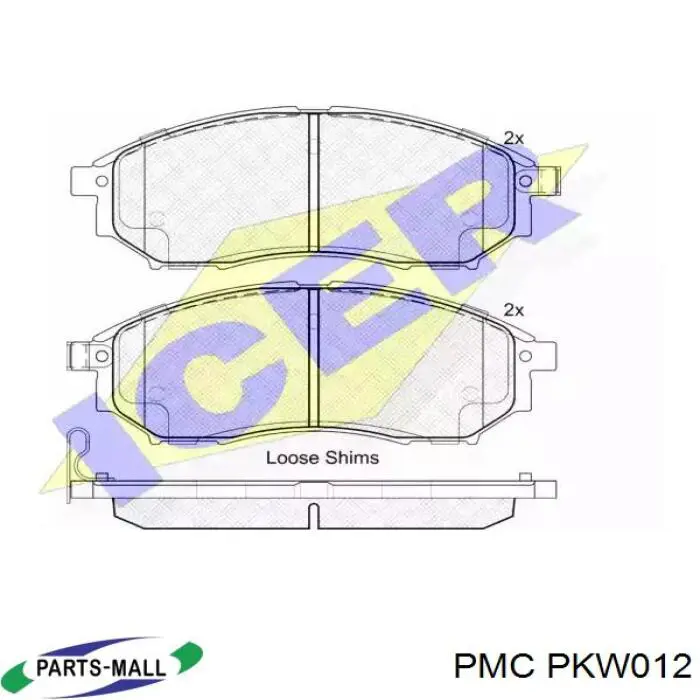 Гальмівні колодки Parts-Mall PKW012 ціна, від 31.71 USD
