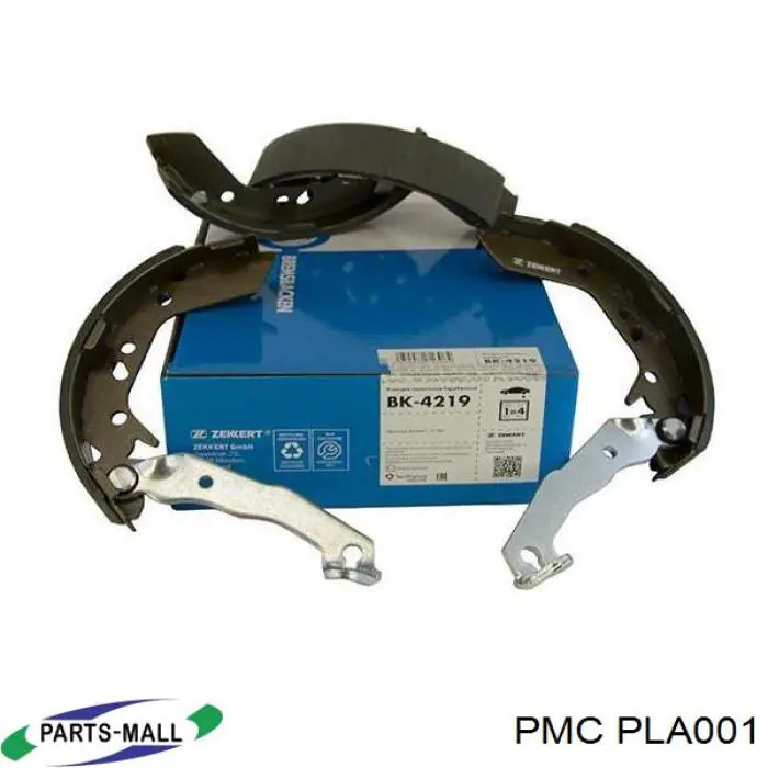 Купити PLA001 Parts-Mall Колодки гальмові задні, барабанні