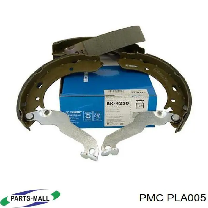 PLA005 Parts-Mall Колодки гальмівні задні, барабанні