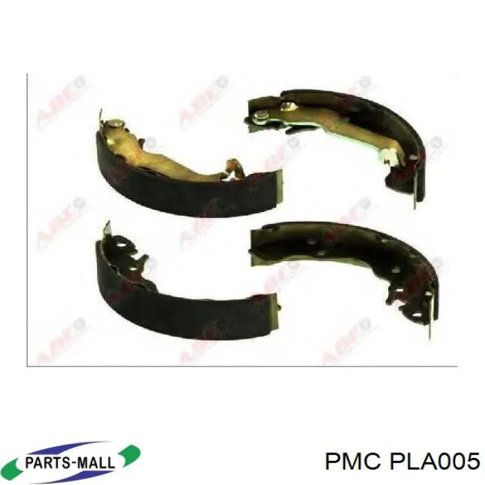 Колодки гальмові задні, барабанні Parts-Mall PLA005 ціна, від 18.47 USD