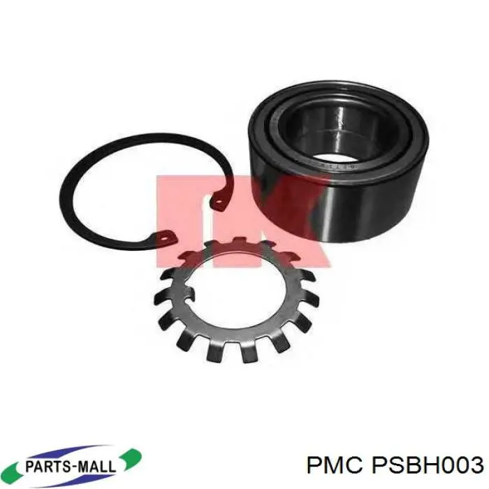 PSBH003 Parts-Mall Підшипник маточини передньої