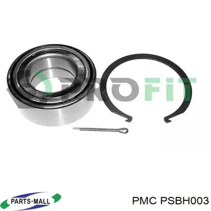 Комплект підшипник маточини передньої Parts-Mall PSBH003 ціна, від 18.74 USD
