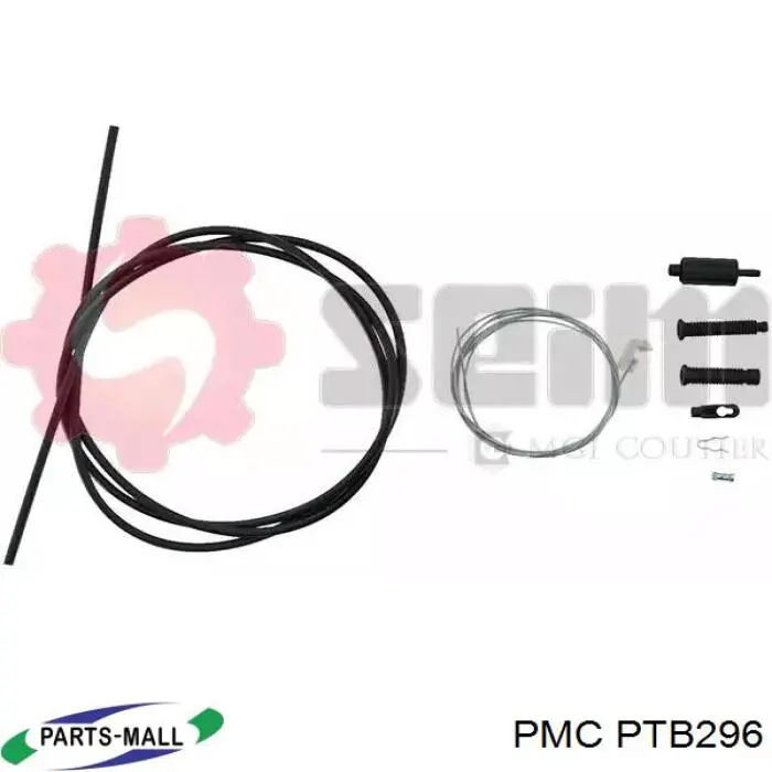 PTB296 Parts-Mall Трос газу (акселератора)