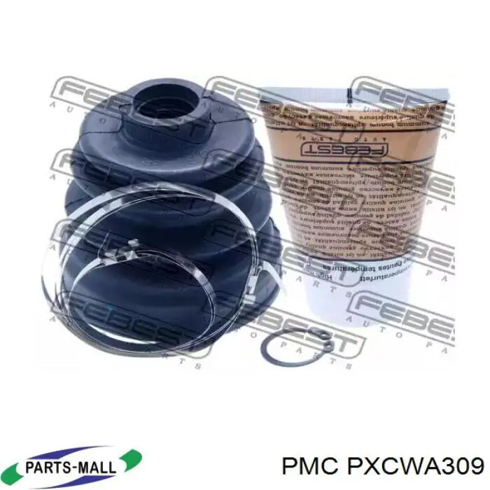 Купити PXCWA309 Parts-Mall Пильник шарніра кутових швидкостей внутрішній передній