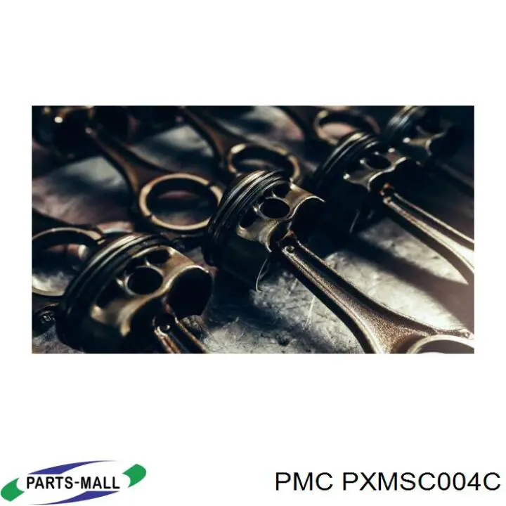 PXMSC004C Parts-Mall Поршень з пальцем без кілець, 2-й ремонт (+0,50)