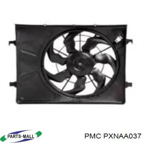 Дифузор радіатора охолодження, в зборі з двигуном і крильчаткою Parts-Mall PXNAA037 ціна, від 74.04 USD