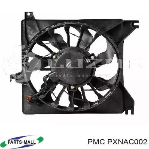 Дифузор радіатора охолодження, в зборі з двигуном і крильчаткою Parts-Mall 96536666 ціна, від 46.99 USD